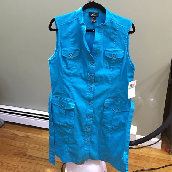 Lennie by Nina Leonard button up dress HOST PICK