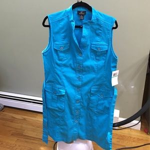 Lennie by Nina Leonard button up dress HOST PICK