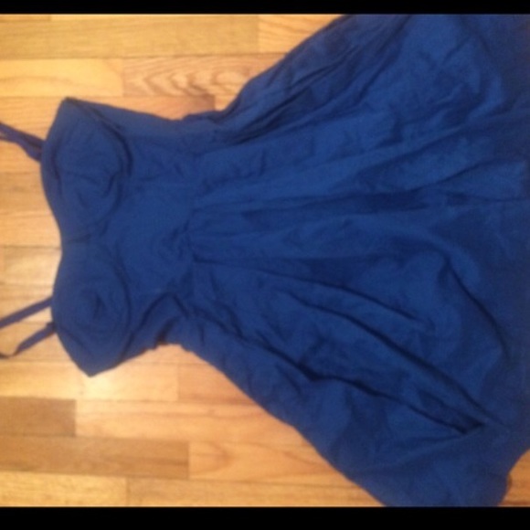 Electric blue dress