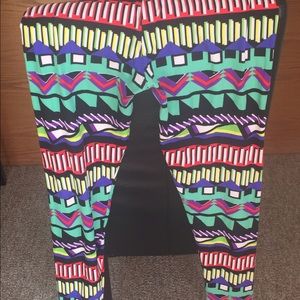 Lula roe one size leggings worn once