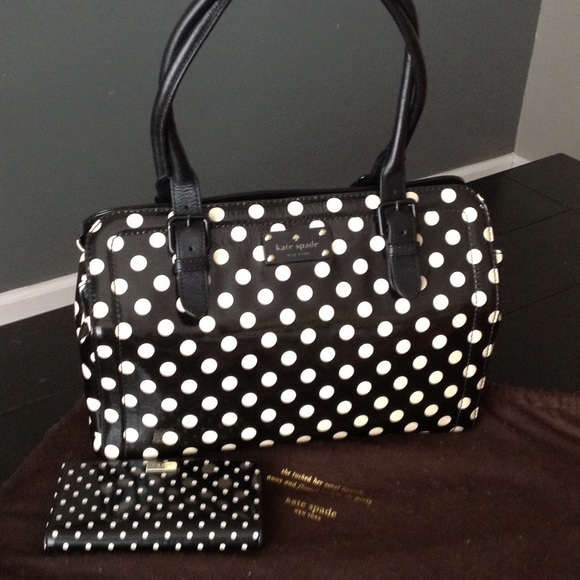 Authentic Kate Spade polka dot bag