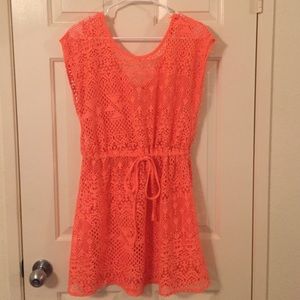 H&M crochet beach cover up size L