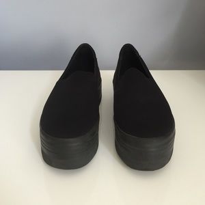 slip-on platform shoes