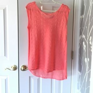 Orange tunic style top