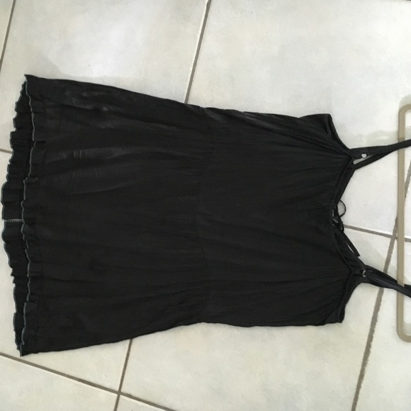 Betsey Johnson 100 % silk black dress - Picture 4 of 4