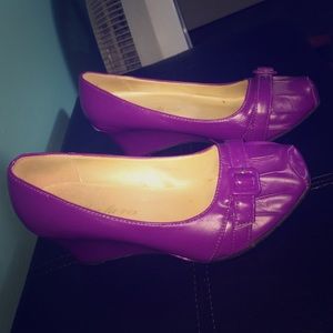 Purple Heels Sz 9