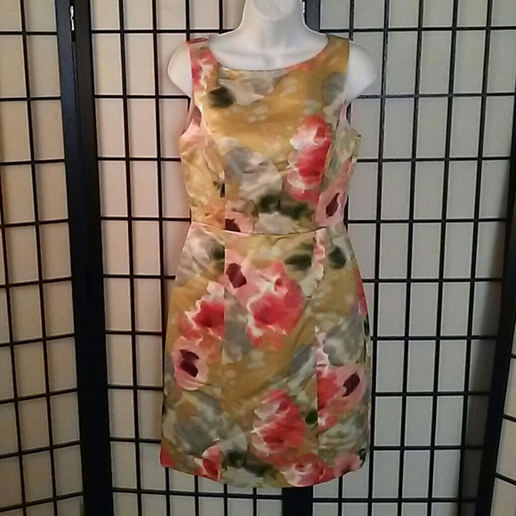Beth bowley watercolor print dress