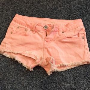 refuge pink Jean shorts