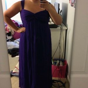 Purple bridesmaid dress