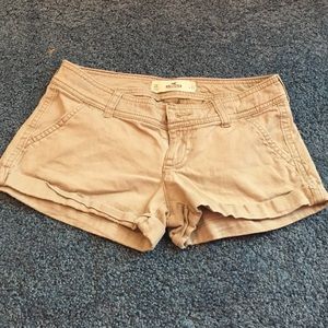 hollister khaki Jean shorts