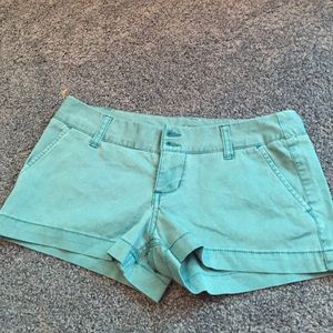 mossimo blue jean shorts
