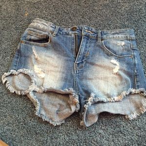 delias high waisted shorts