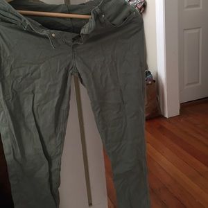 AG forest green pants