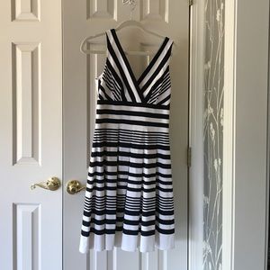 Black and white dress