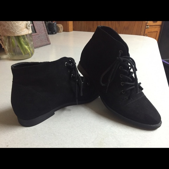 Black ankle boots