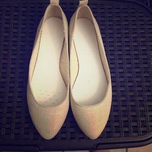 Aldo cream pointed flats