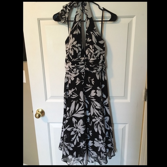 White House Black Market halter dress
