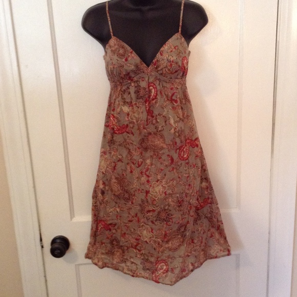 Mossimo Supply Co spaghetti strap floral dress XS