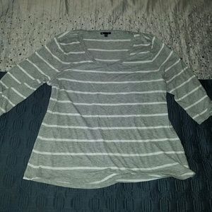GAP Striped 3/4 length sleeved shirt