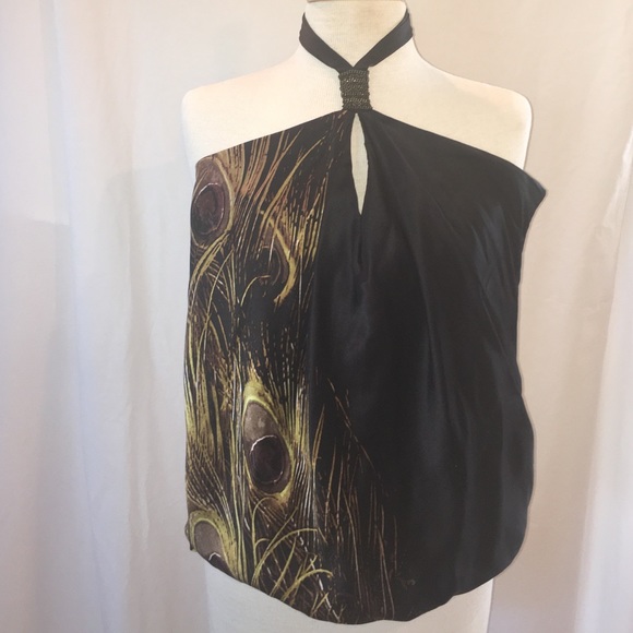 100% Silk halter top by Cynthia Steffe