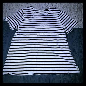 GAP Black and white Striped Shirt