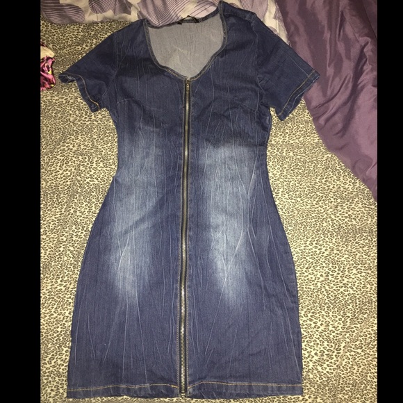 Jean dress.