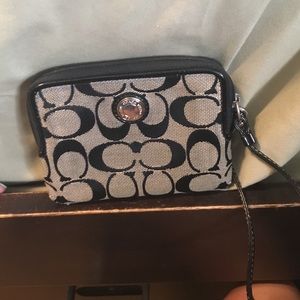 Used COACH wristlet/wallet