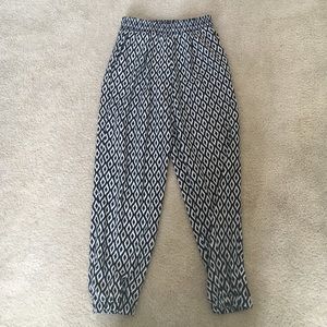 Xhilaration black and white joggers