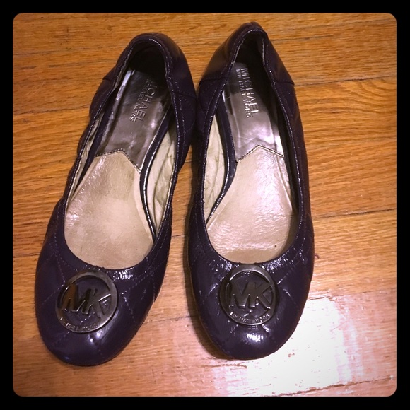 Dark purple Michael Kor's flats