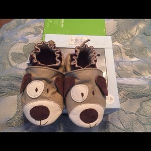 Robeez soft soles puppy baby boy shoes 12-18 month