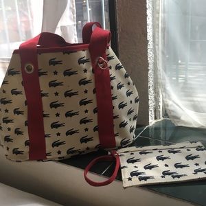 Lacoste canvas bag