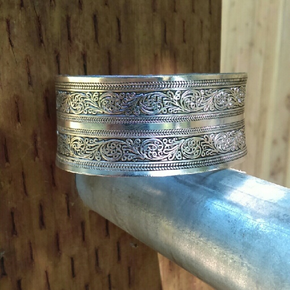 Awesome Tibetan Silver Cuff Bangle