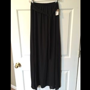 NWT Black maxi skirt
