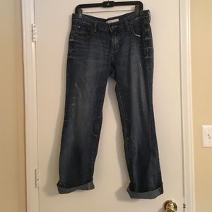 Old Navy cropped boyfriend  jeans