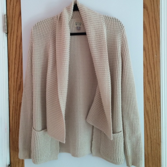 Converse Thick Knit Cardigan Sweater