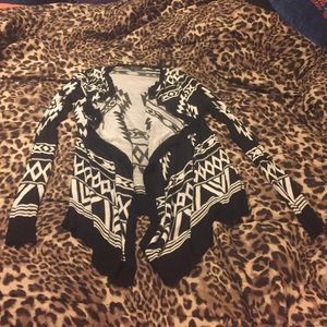 Black and White Cardigan