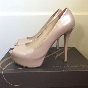 Light Pink Patent Heels
