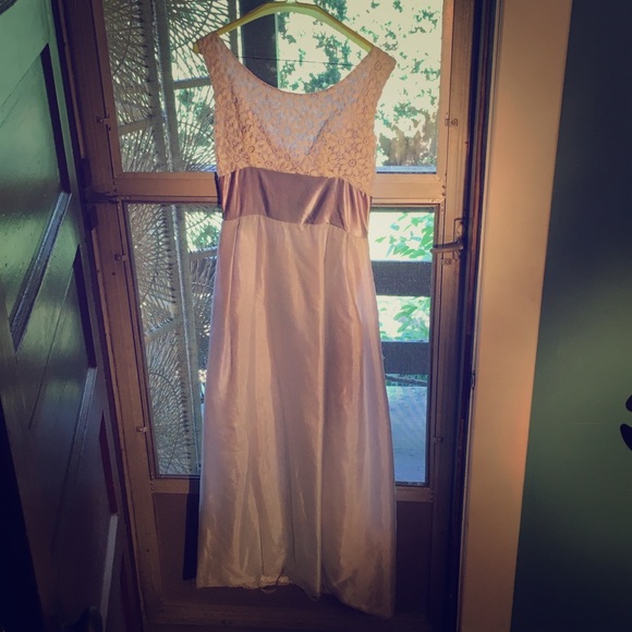 Off-shoulder "so sweet" handmade vintage dress