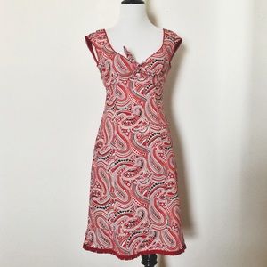 Nanette Leopore Printed Red Dress