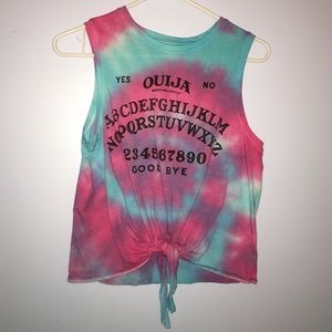 Tie-Dye Ouija Board Tank Top