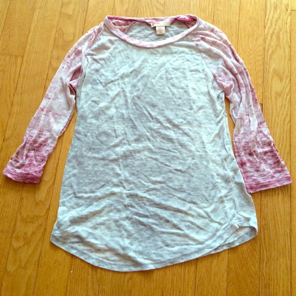 Faded baseball tee