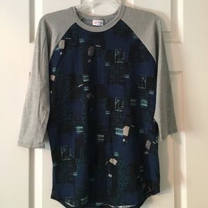 LuLaRoe baseball tee (never worn)