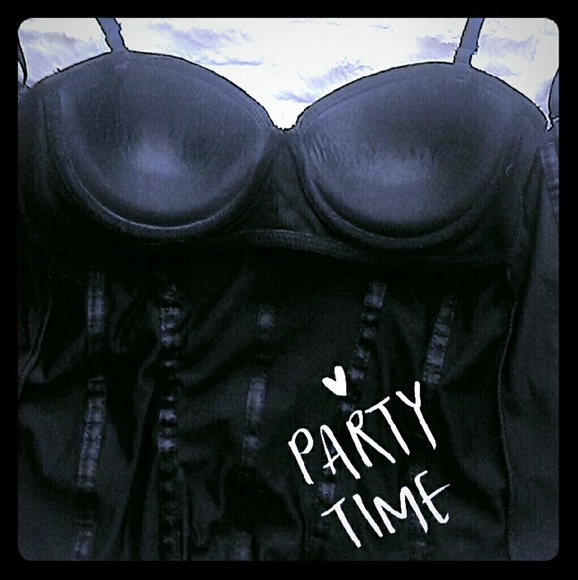 Body Rage Other - NWOT Body Rage Black Corset