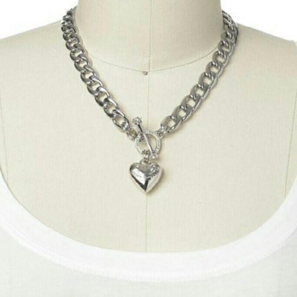 Juicy Couture Banner Heart Starter Necklace