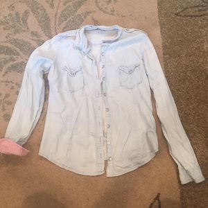 Forever 21 chambray button up