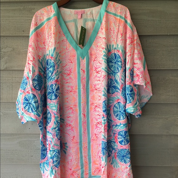 NWT LILLY PULITZER THEA CAFTAN SIZE L/XL