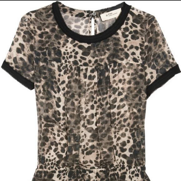 { isabel marant leopard print dress } - Picture 3 of 4