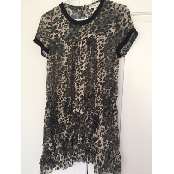 { isabel marant leopard print dress } - Picture 4 of 4