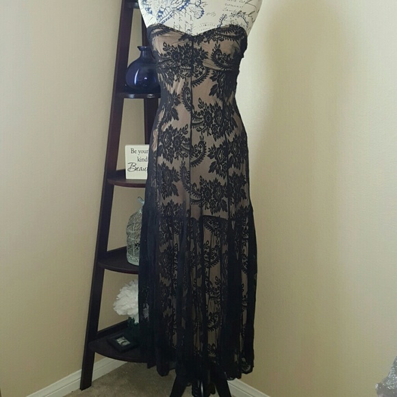 Newport News Black Lace Dress
