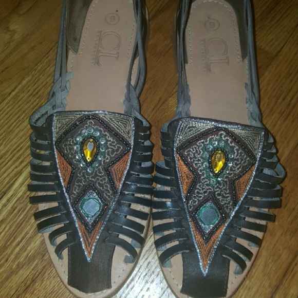 Chinese Laundry sequined huaraches